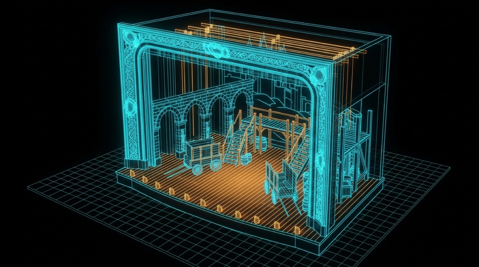 SetForge 3D Isometric CAD Wireframe